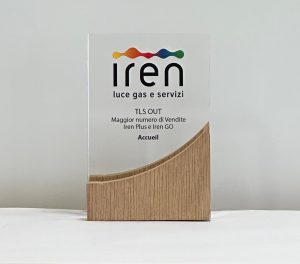 Accueil vince il premio TLS OUT maggior numero di vendite iren plus e iren go