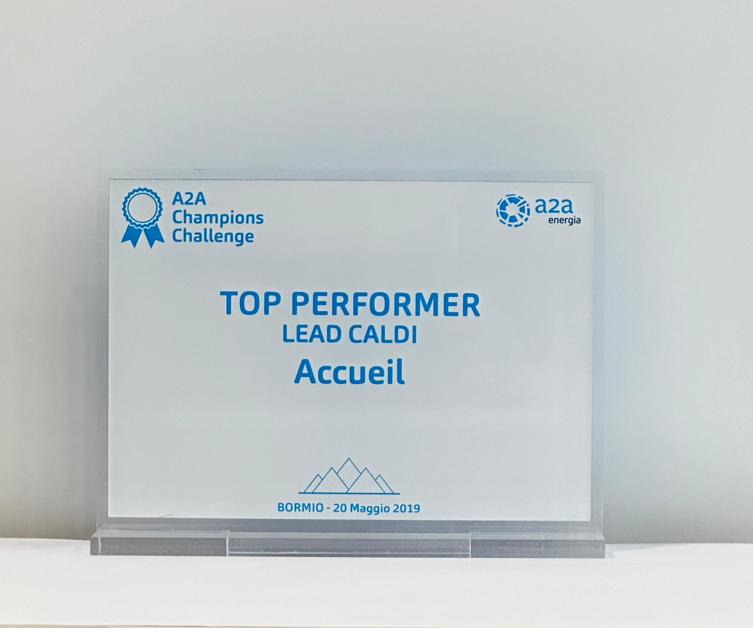 Accueil vince il premio Top Performer Lead Caldi